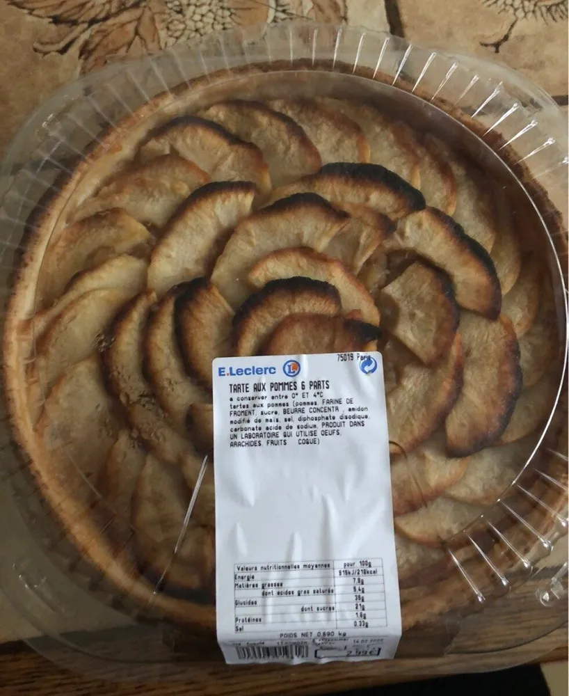 Tarte au pommes 6 parts