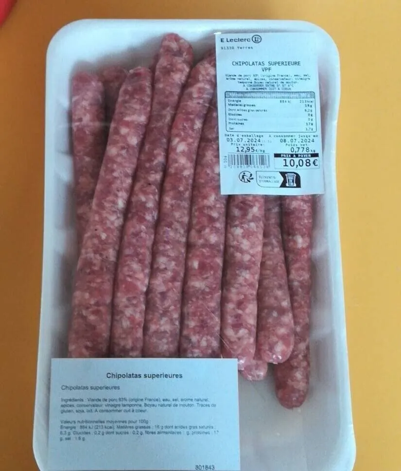 Chipolatas supérieures