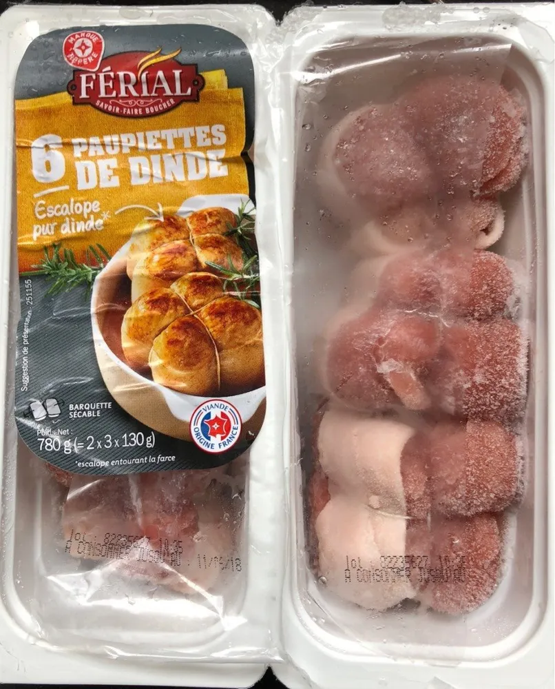 Paupiette de dinde x6
