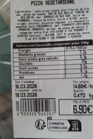 Pizza végétarienne