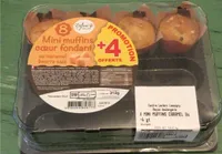 Mini muffins cœur fondant au caramel beurre salé