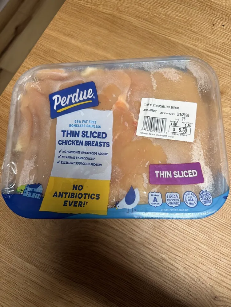 Perdue Thin Sliced Chicken Breast