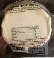 Chevre buche 23% MG