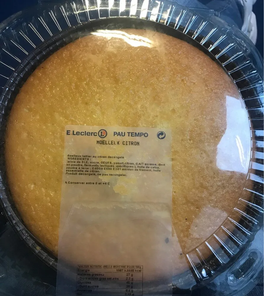 Moelleux citron