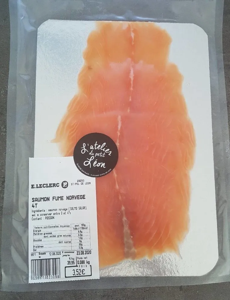 Samon fumé Norvège 4T