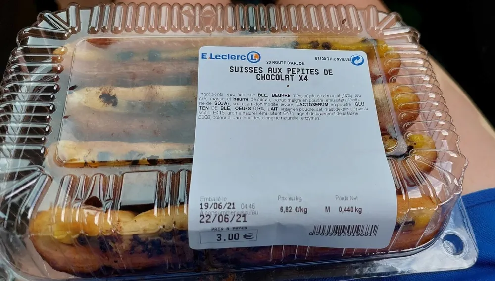 Suisse au pépite de chocolat