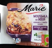Moussaka au bœuf aubergines et tomates cuisinées