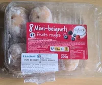 8 mini beignets fruits rouges