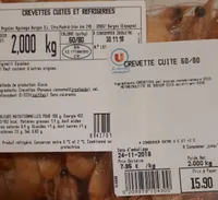 Crevettes cuites