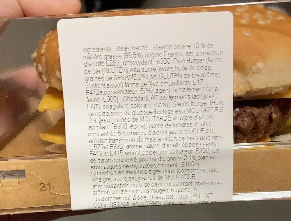 Cheeseburger cheddar