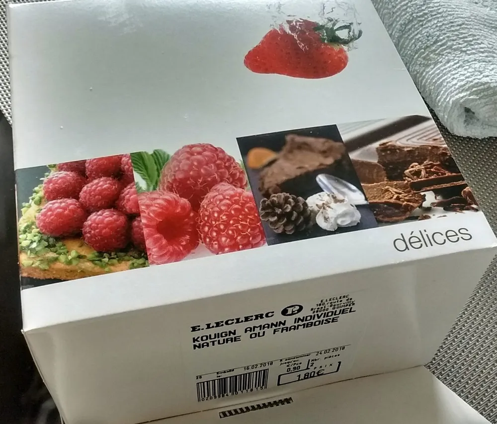 Kouign Amann Individuel Nature ou Framboise
