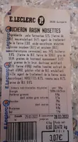 Pain bu héron noisettes