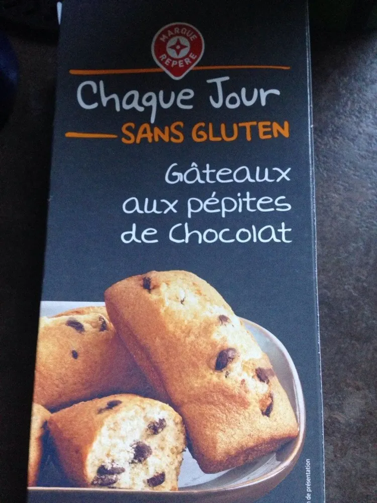 Gateaux aux pepites de chocolat sans gluten