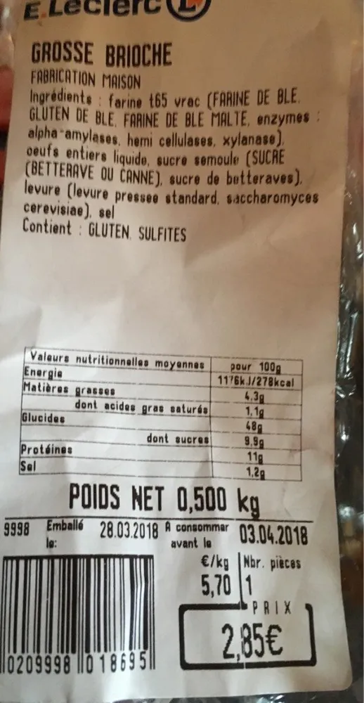 Grosse Brioche