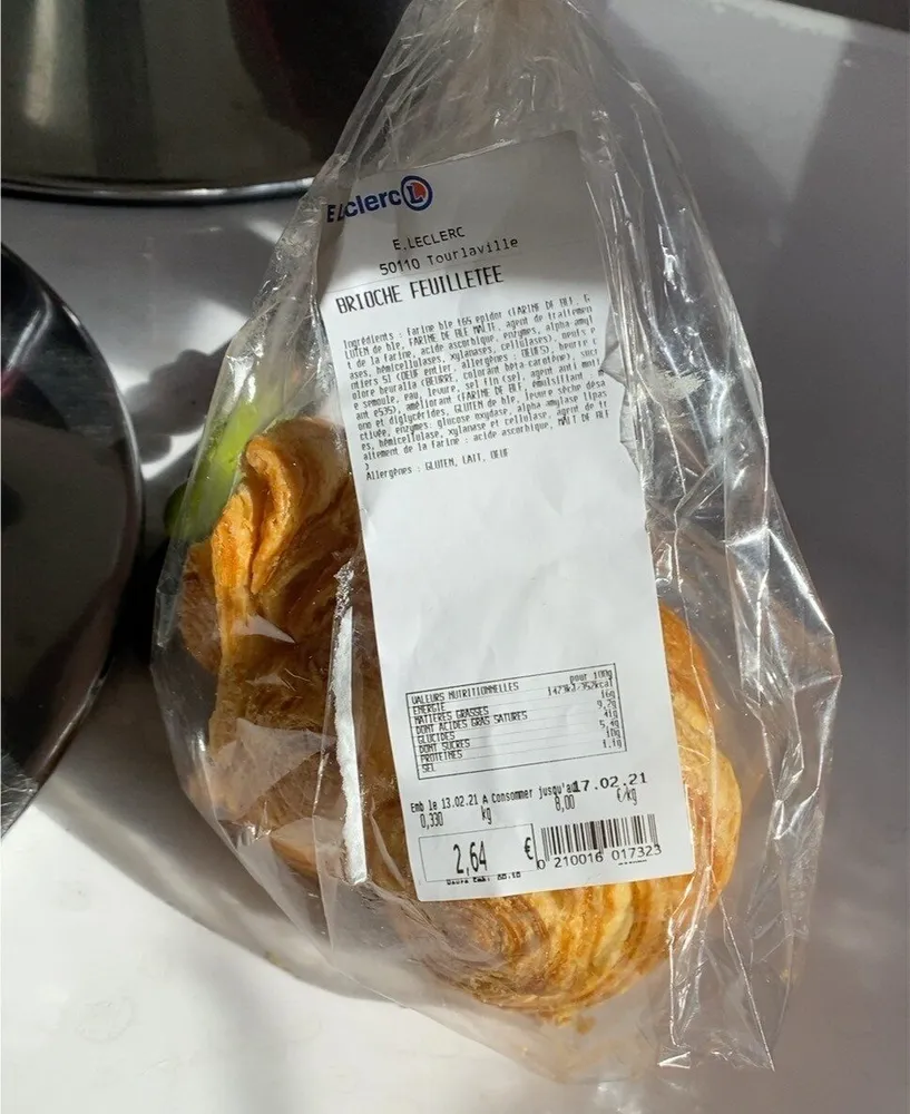Brioche feuilleutée