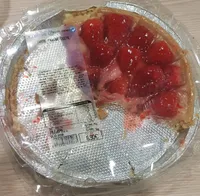 Tarte aux fraises cuites