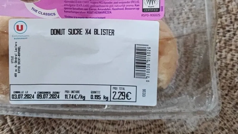 Donut sucre