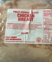 Fully cooked sliced Chicken breast