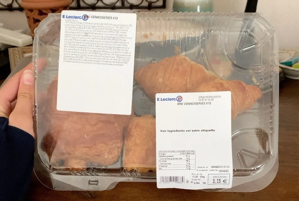Mini viennoiseries x12