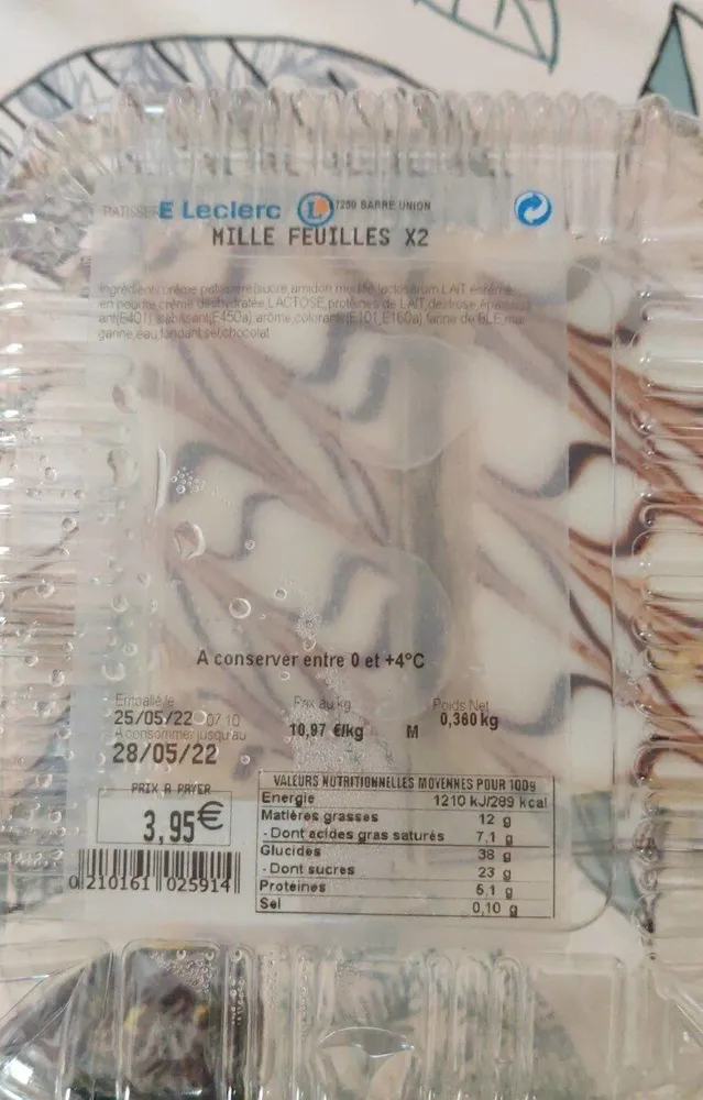 Mille feuilles x2
