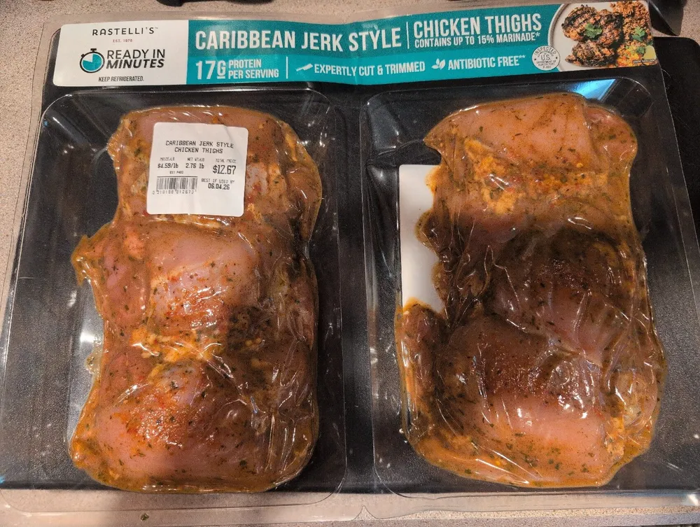Caribbean Jerk Style Chicken Thighs