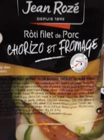 Rôti filet de porc Chorizo et Fromage
