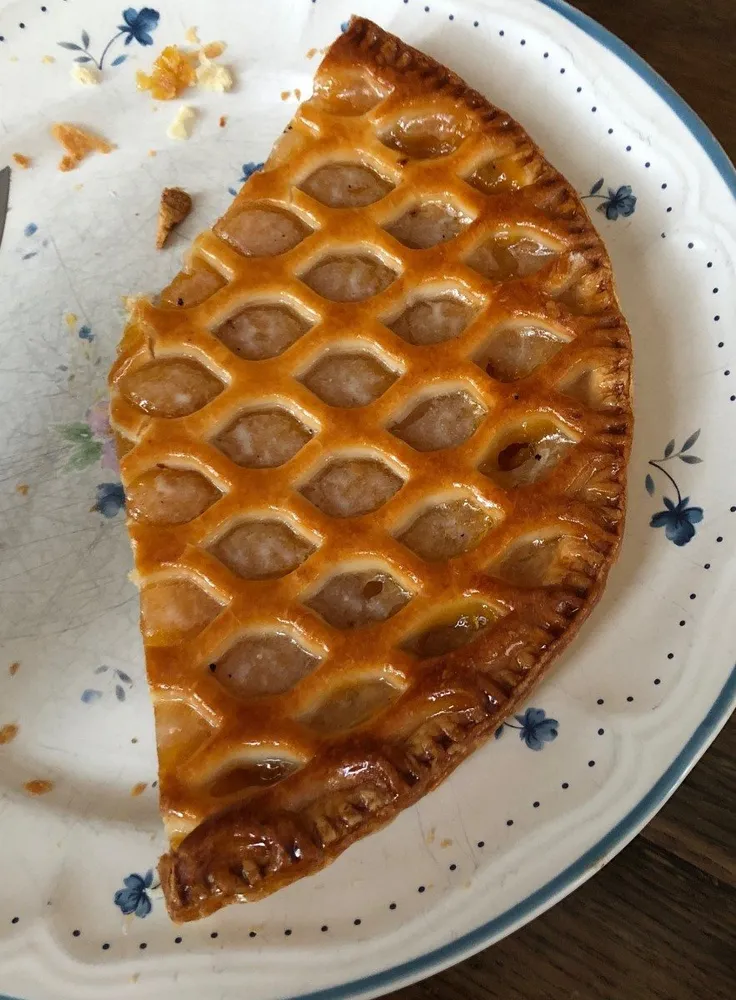 Grille aux pommes abricot