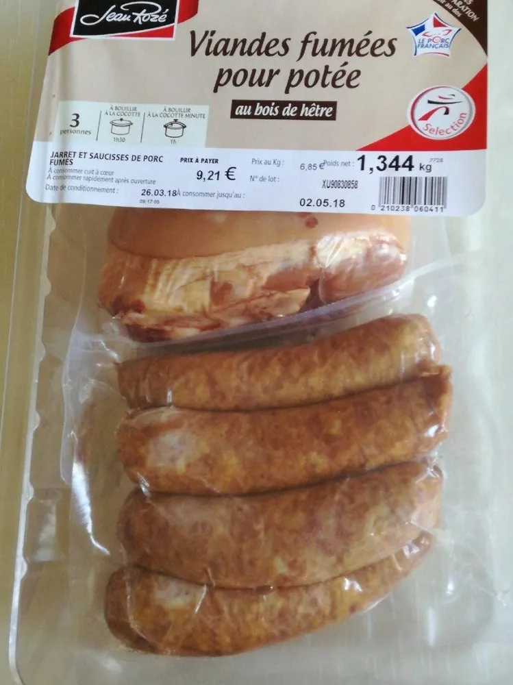 Viandes fumées pour potée