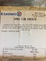 Bande flan chocolat