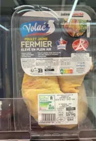 Poulet jaune fermier