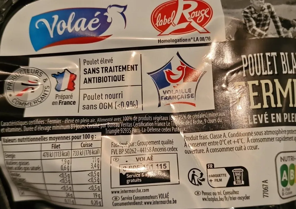 Poulet Blanc fermier