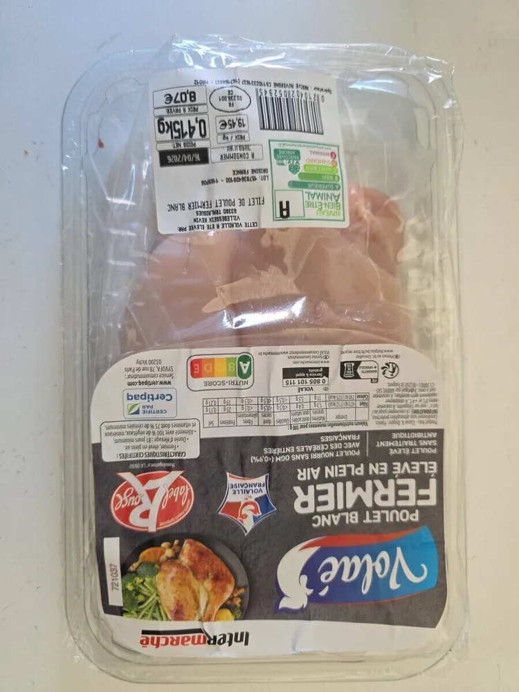 Poulet blanc fermier