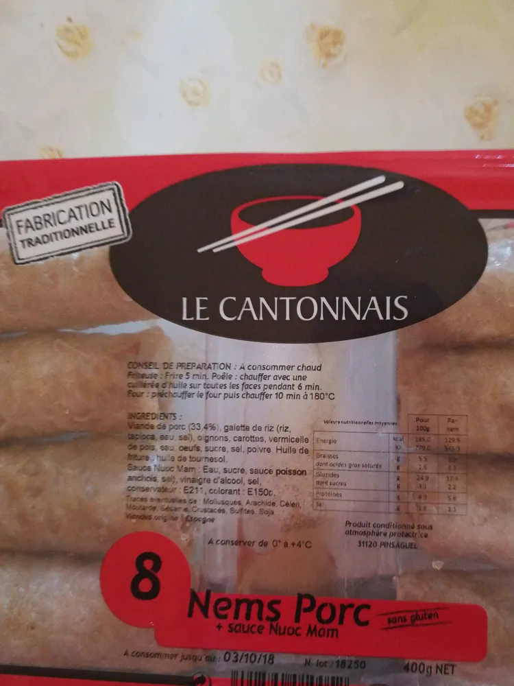 nems au porc