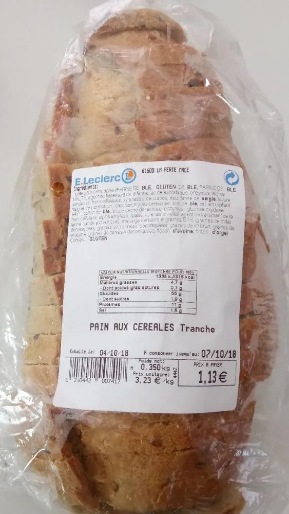 Pain aux céréales