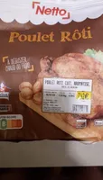 Poulet rôti cuit