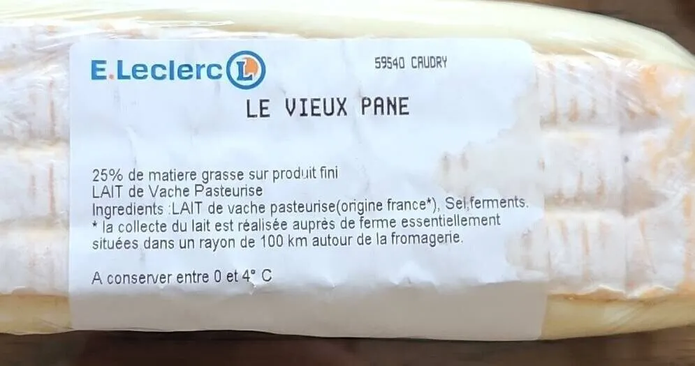 Le vieux pane