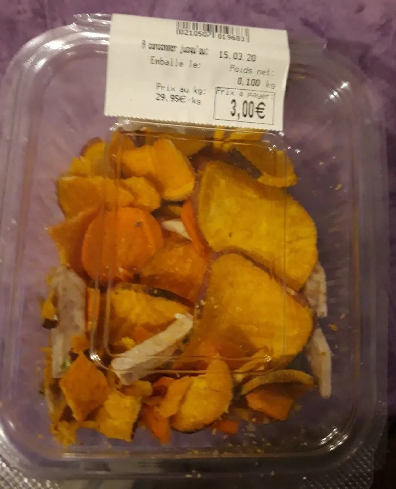 Chips de légumes