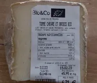 Tomme chèvre et brebis
