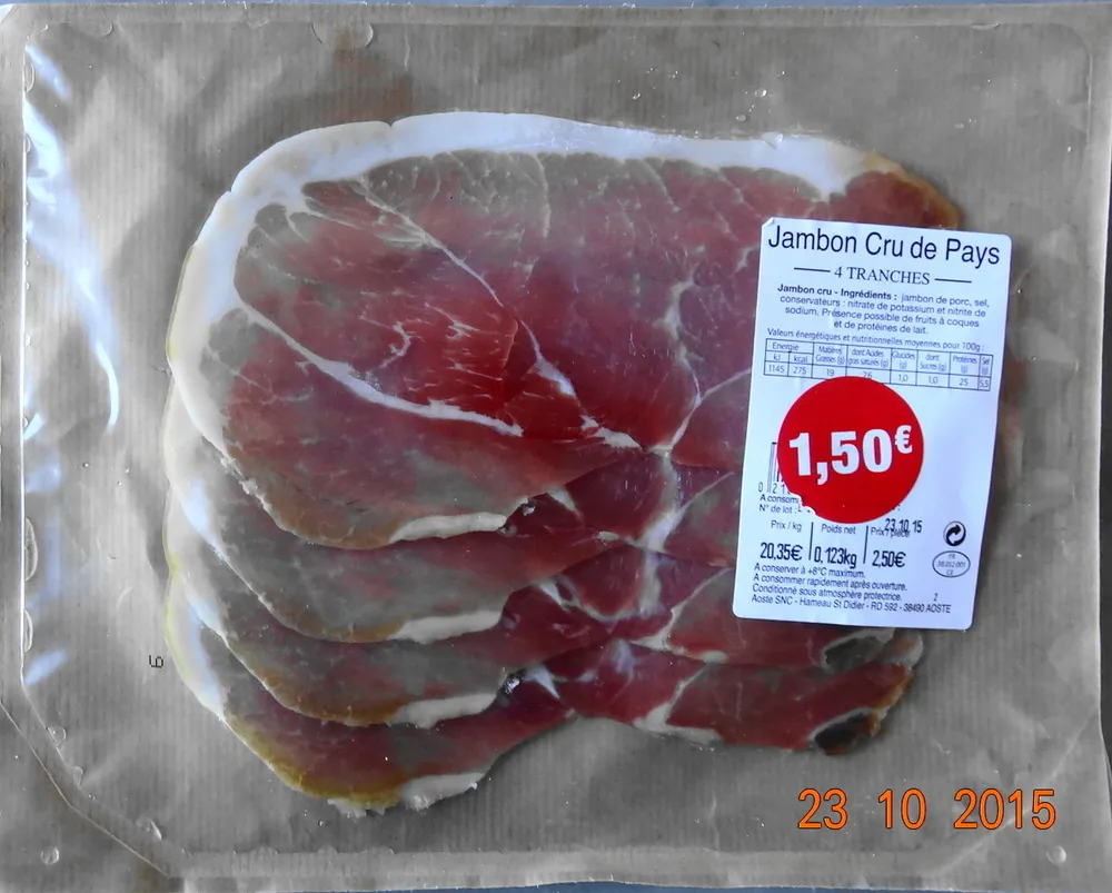Jambon cru de Pays
