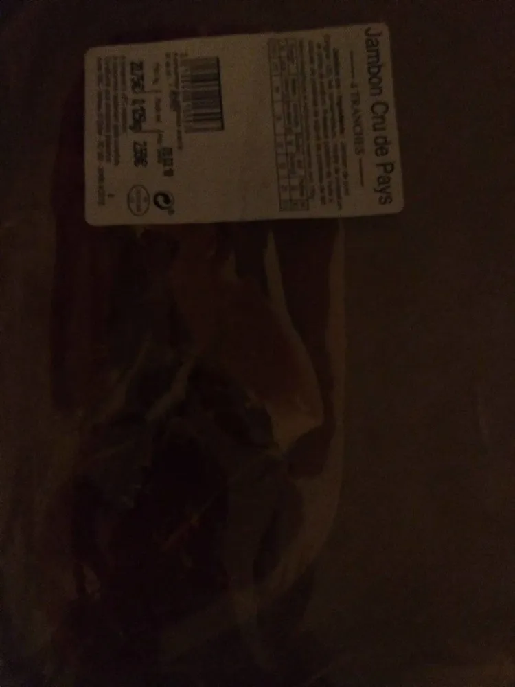 Jambon cru de pays