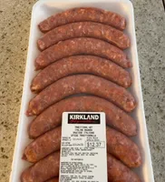 Traditional hot italian sausage