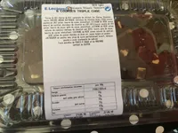 6 cookies triple choc