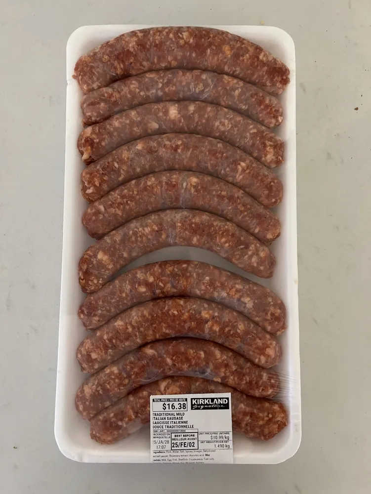 Traditional Mild Italian Sausage