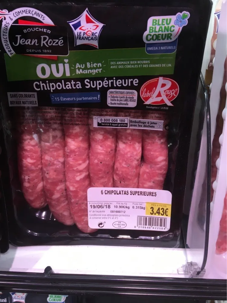 Chipolata superieures