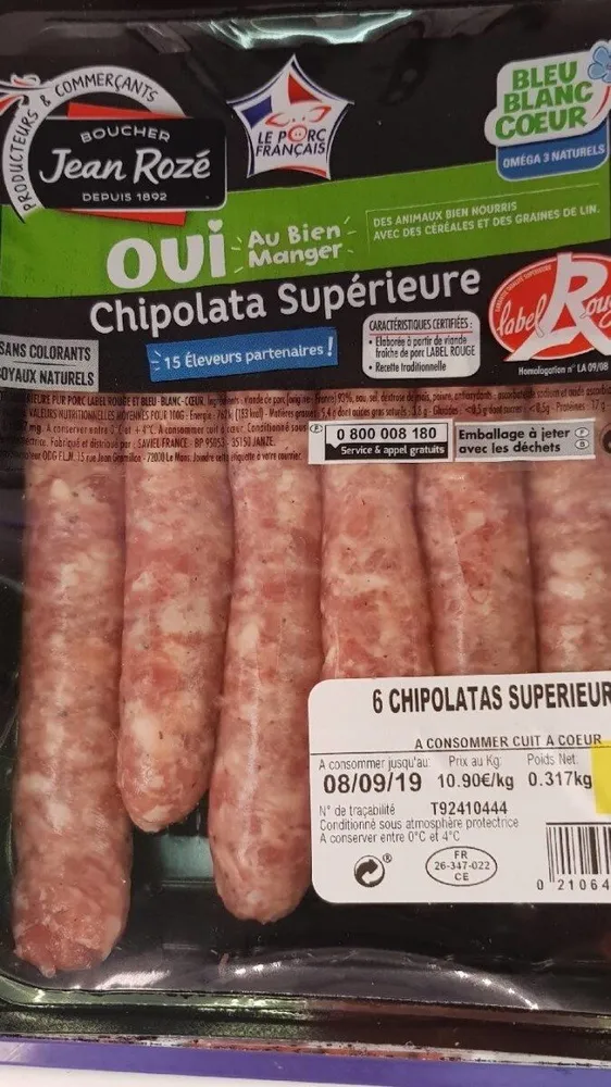 Oui chipolata supérieure