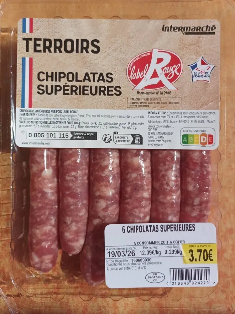 Chipolatas supérieures