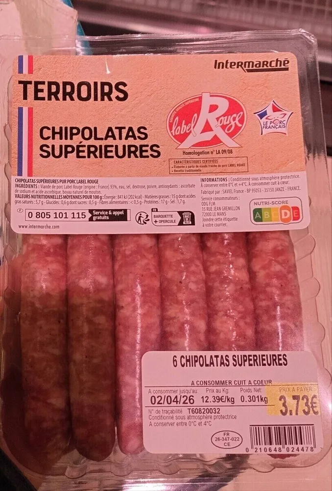 Chipolatas supérieures