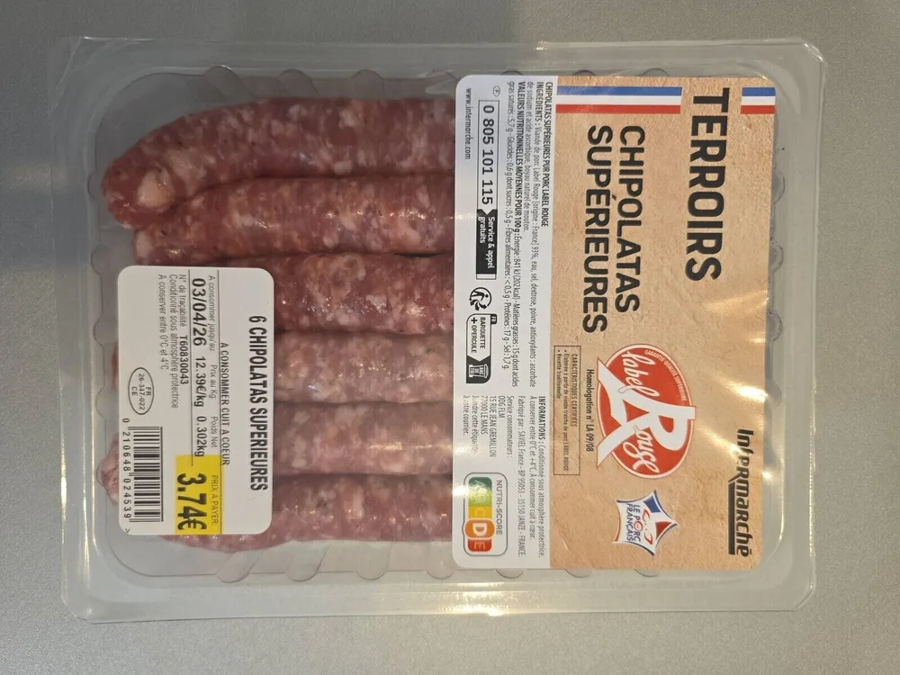 Chipolatas supérieures