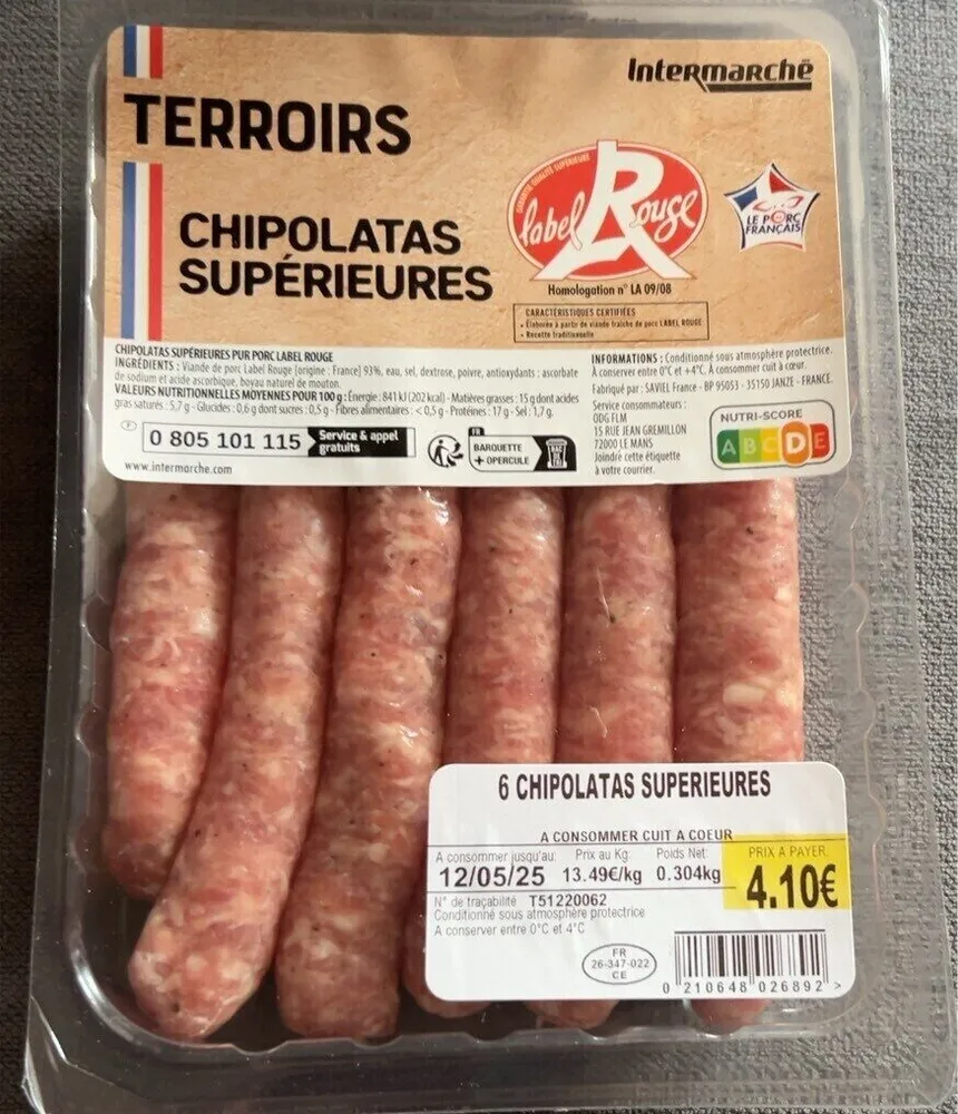 Chipolatas supérieures