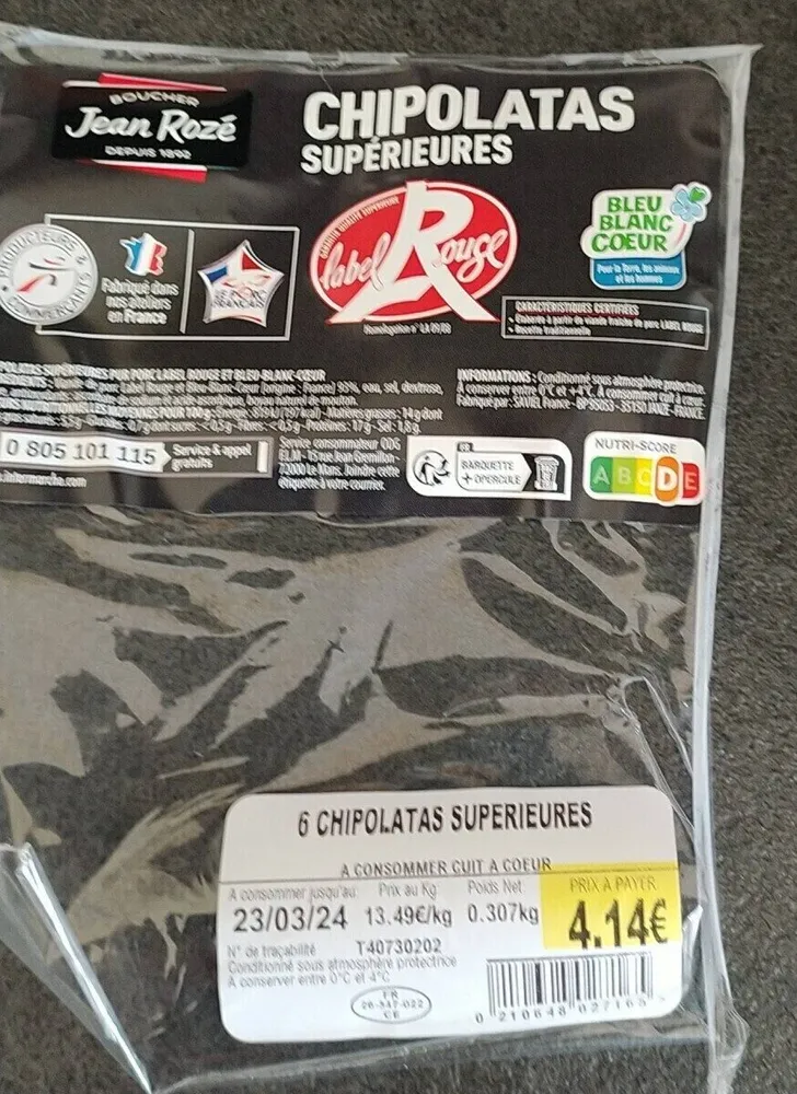 Chipolatas superieures
